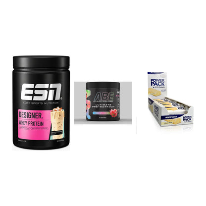 Home-Gym-Starter: ESN Designer + Applied Nutriti + 5× Multipower – alle enthaltenen Artikel