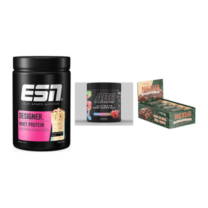 Home-Gym-Starter: ESN Designer + Applied Nutriti + 5× ProFuel Nexus – alle enthaltenen Artikel