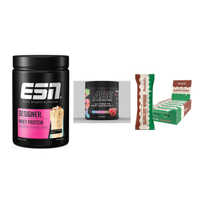 Home-Gym-Starter: ESN Designer + Applied Nutriti + 5× Barebells – alle enthaltenen Artikel