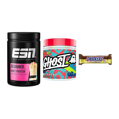 Home-Gym-Starter: ESN Designer + Ghost Legend V4 + 5× Snickers High – alle enthaltenen Artikel