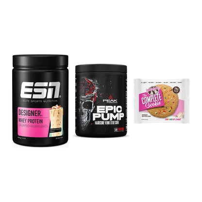 Home-Gym-Starter: ESN Designer + Peak EPIC Pump + 5× Lenny & Larry – alle enthaltenen Artikel