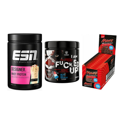 Home-Gym-Starter: ESN Designer + Swedish Supplem + 5× Mars High – alle enthaltenen Artikel