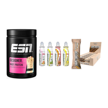 Home-Gym-Starter: ESN Designer + Nutrend Activit + 5× Barebells Vegan – alle enthaltenen Artikel