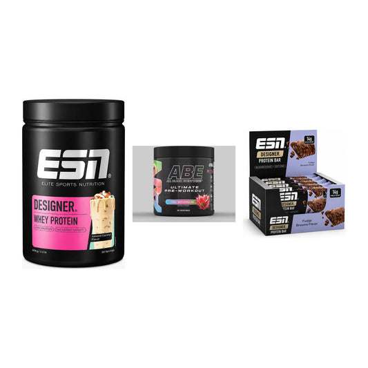 Home-Gym-Starter: ESN Designer Whey + Applied Nutrition + 1 weitere – alle enthaltenen Artikel