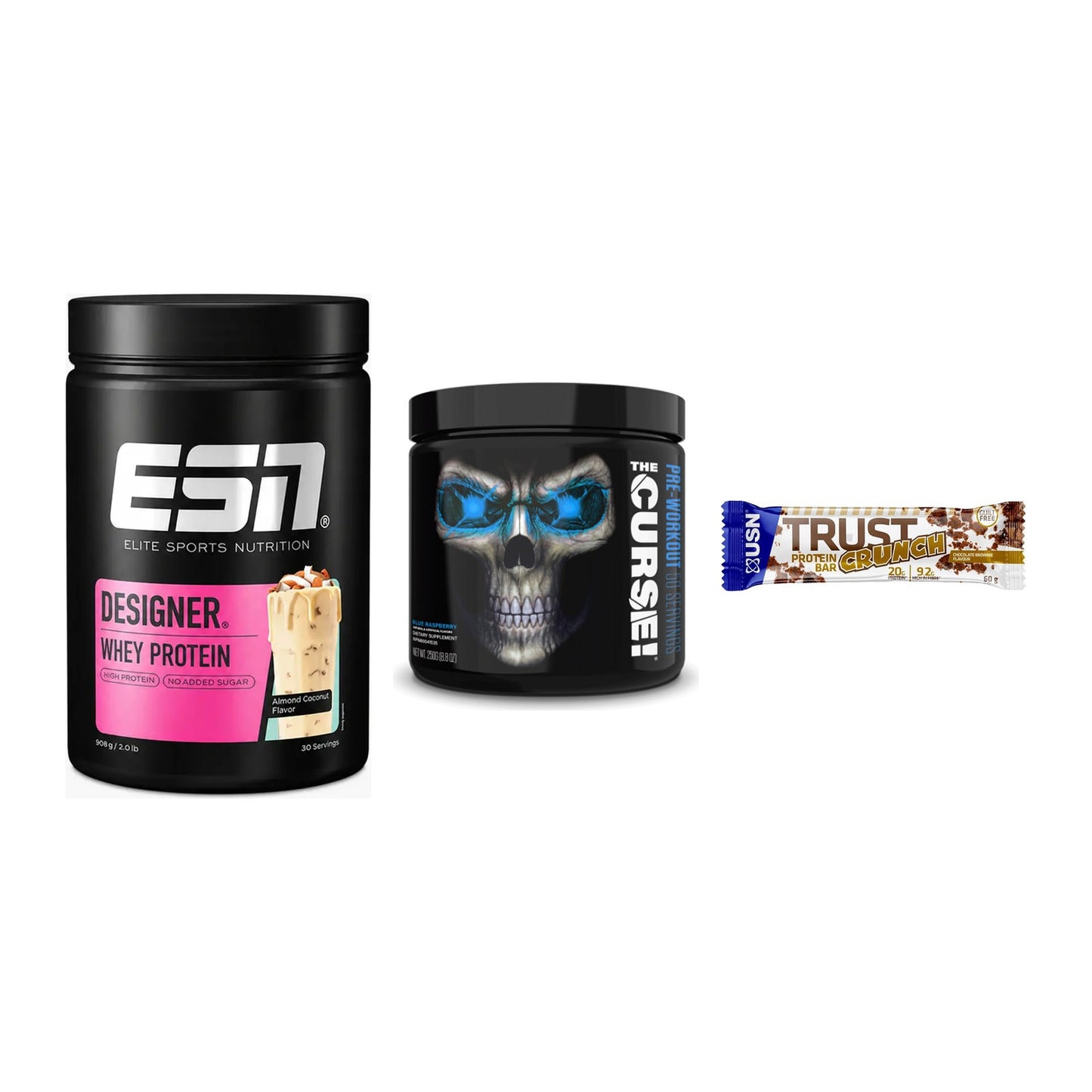 Home-Gym-Starter: ESN Designer + JNX Sports + 5× USN TRUST – alle enthaltenen Artikel