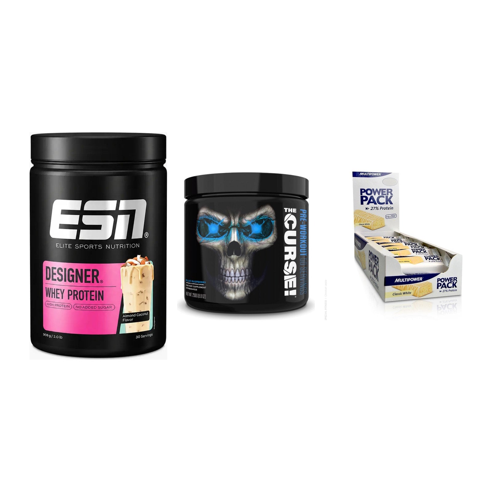 Home-Gym-Starter: ESN Designer + JNX Sports + 5× Multipower – alle enthaltenen Artikel