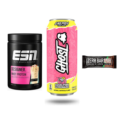 Home-Gym-Starter: ESN Designer + Ghost Energy + 5× BioTech Zero – alle enthaltenen Artikel