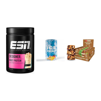 Home-Gym-Starter: ESN Designer + FA Nutrition + 5× MaxiNutrition – alle enthaltenen Artikel