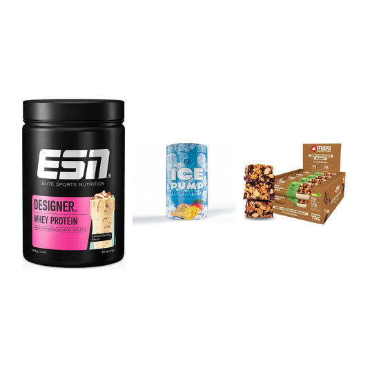 Home-Gym-Starter: ESN Designer + FA Nutrition + 5× MaxiNutrition – alle enthaltenen Artikel