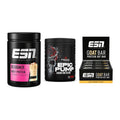 Home-Gym-Starter: ESN Designer Whey + Peak EPIC Pump + 5× ESN Goat Bar – alle enthaltenen Artikel