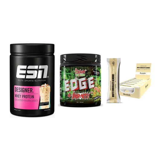 Home-Gym-Starter: ESN Designer + Psycho Pharma + 5× Barebells – alle enthaltenen Artikel