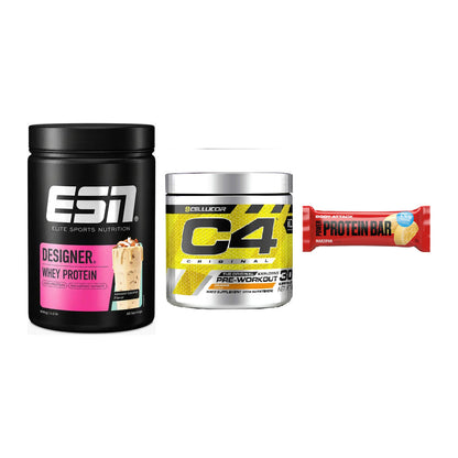 Home-Gym-Starter: ESN Designer + Cellucor C4 + 5× Body Attack – alle enthaltenen Artikel