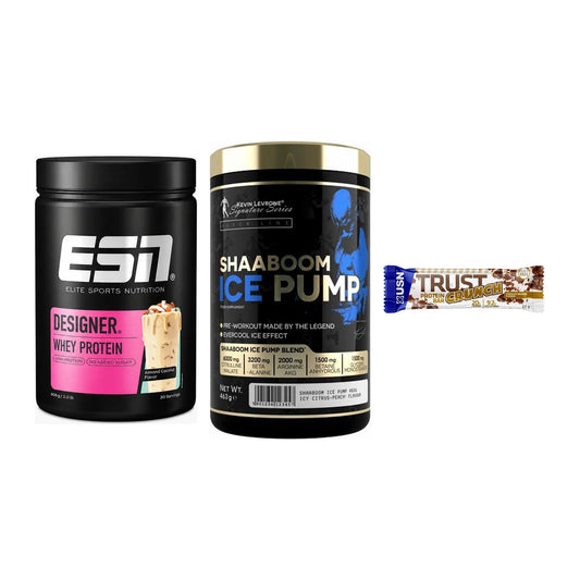 Home-Gym-Starter: ESN Designer + Kevin Levrone + 5× USN TRUST – alle enthaltenen Artikel