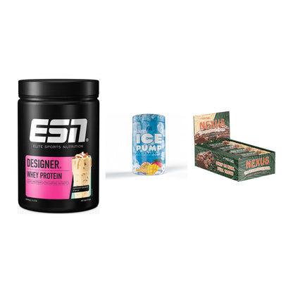 Home-Gym-Starter: ESN Designer + FA Nutrition + 5× ProFuel Nexus – alle enthaltenen Artikel