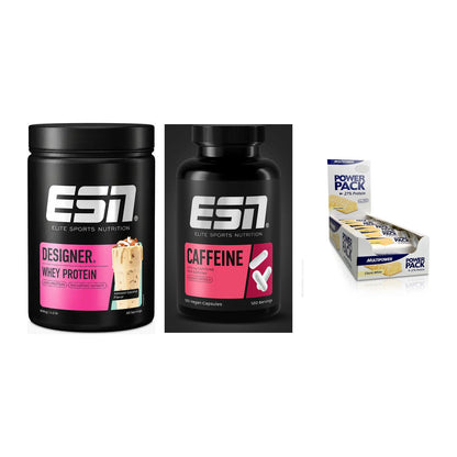 Home-Gym-Starter: ESN Designer + ESN Caffeine + 5× Multipower – alle enthaltenen Artikel
