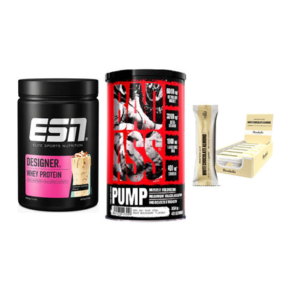 Home-Gym-Starter: ESN Designer + BAD ASS Pump + 5× Barebells – alle enthaltenen Artikel