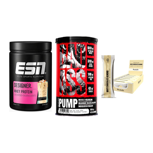 Home-Gym-Starter: ESN Designer + BAD ASS Pump + 5× Barebells – alle enthaltenen Artikel