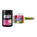 Home-Gym-Starter: ESN Designer + AK47 Labs + 5× Olimp Protein – alle enthaltenen Artikel