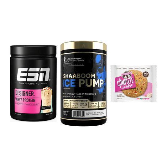 Home-Gym-Starter: ESN Designer + Kevin Levrone + 5× Lenny & Larry – alle enthaltenen Artikel