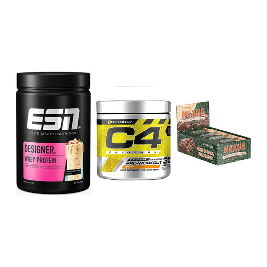Home-Gym-Starter: ESN Designer + Cellucor C4 + 5× ProFuel Nexus – alle enthaltenen Artikel