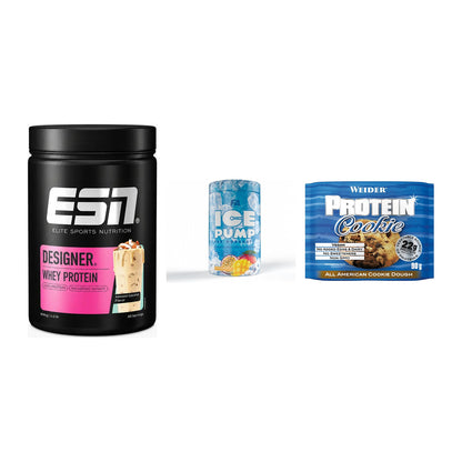Home-Gym-Starter: ESN Designer + FA Nutrition + 5× Weider Protein – alle enthaltenen Artikel
