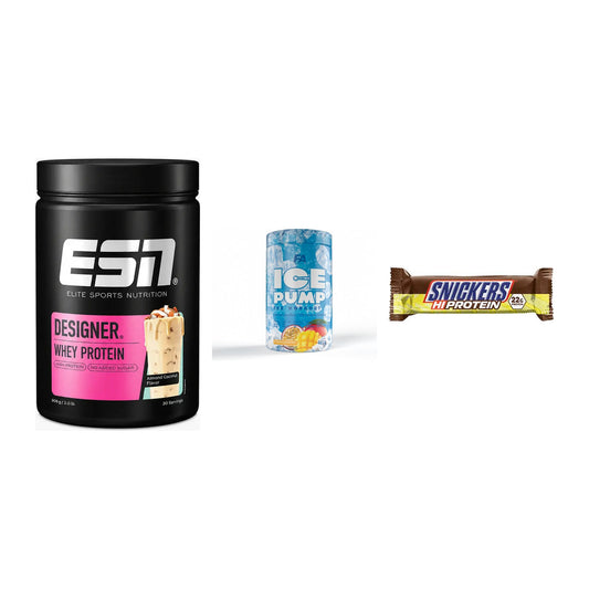 Home-Gym-Starter: ESN Designer + FA Nutrition + 5× Snickers High – alle enthaltenen Artikel