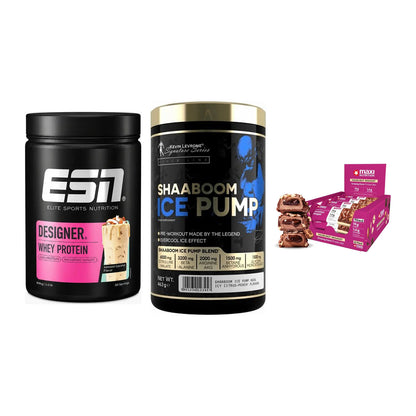 Home-Gym-Starter: ESN Designer + Kevin Levrone + 5× MaxiNutrition – alle enthaltenen Artikel