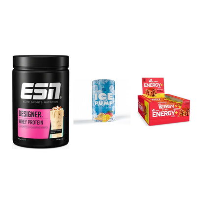 Home-Gym-Starter: ESN Designer + FA Nutrition + 5× Olimp Energy – alle enthaltenen Artikel