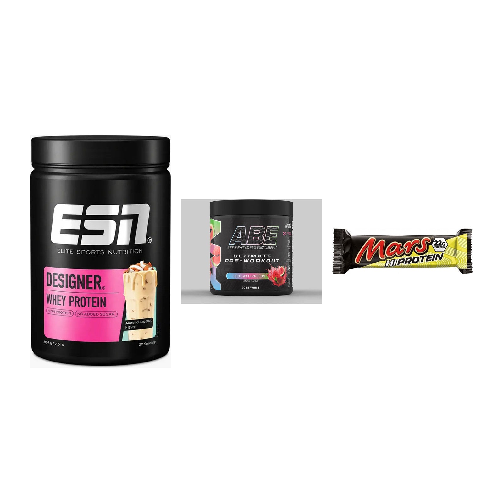 Home-Gym-Starter: ESN Designer + Applied Nutriti + 5× Mars High – alle enthaltenen Artikel