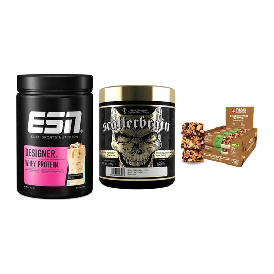 Home-Gym-Starter: ESN Designer + Kevin Levrone + 5× MaxiNutrition – alle enthaltenen Artikel