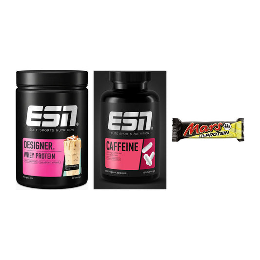 Home-Gym-Starter: ESN Designer + ESN Caffeine + 5× Mars High – alle enthaltenen Artikel