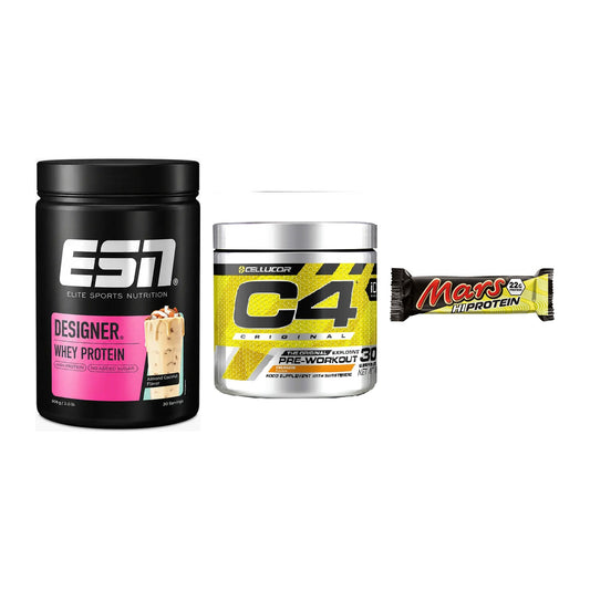 Home-Gym-Starter: ESN Designer + Cellucor C4 + 5× Mars High – alle enthaltenen Artikel