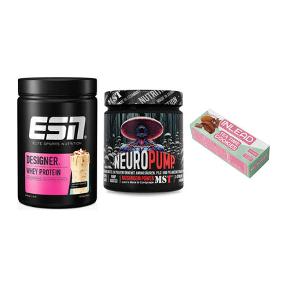 Home-Gym-Starter: ESN Designer + MST NeuroPump + 5× INLEAD Tea Time – alle enthaltenen Artikel