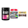 Home-Gym-Starter: ESN Designer + Ghost Legend V4 + 5× M&M Protein Bar – alle enthaltenen Artikel