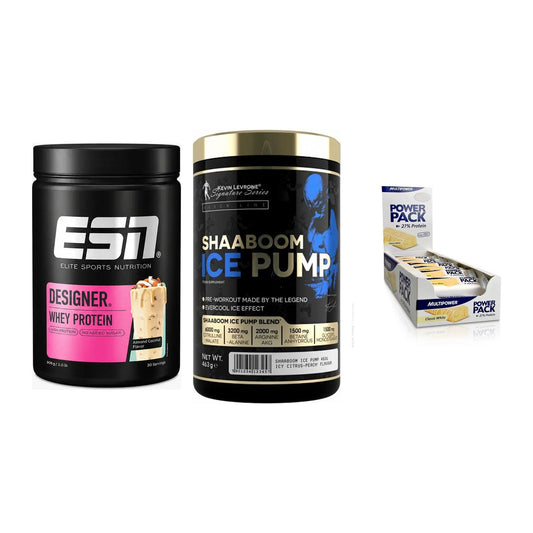 Home-Gym-Starter: ESN Designer + Kevin Levrone + 5× Multipower – alle enthaltenen Artikel