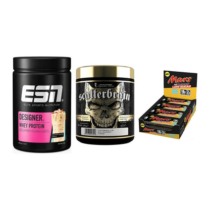 Home-Gym-Starter: ESN Designer + Kevin Levrone + 5× Mars Low Sugar – alle enthaltenen Artikel