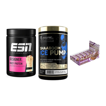 Home-Gym-Starter: ESN Designer + Kevin Levrone + 5× INLEAD Wafer – alle enthaltenen Artikel