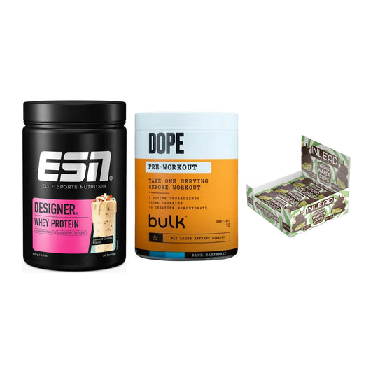 Home-Gym-Starter: ESN Designer + Bulk Dope + 5× INLEAD Wafer – alle enthaltenen Artikel