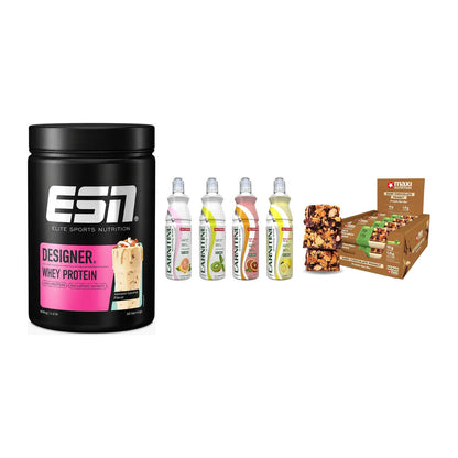Home-Gym-Starter: ESN Designer + Nutrend Activit + 5× MaxiNutrition – alle enthaltenen Artikel