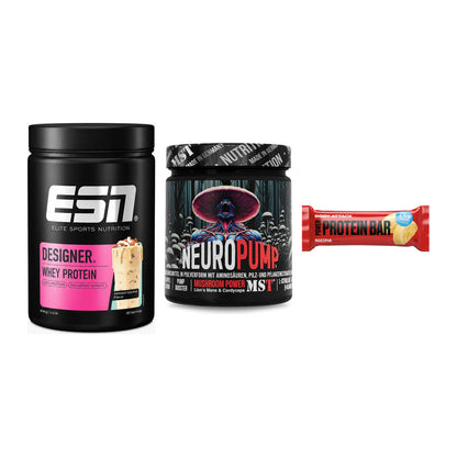 Home-Gym-Starter: ESN Designer + MST NeuroPump + 5× Body Attack – alle enthaltenen Artikel