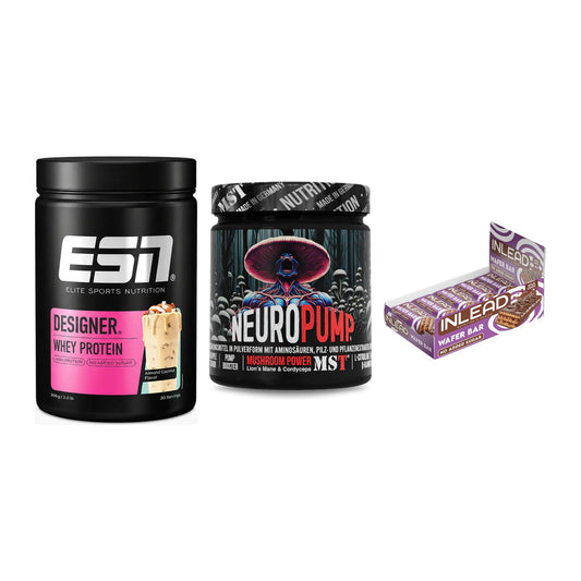 Home-Gym-Starter: ESN Designer + MST NeuroPump + 5× INLEAD Wafer – alle enthaltenen Artikel
