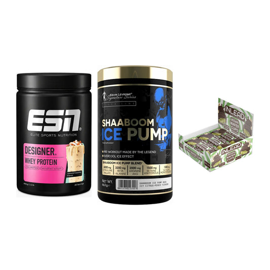 Home-Gym-Starter: ESN Designer + Kevin Levrone + 5× INLEAD Wafer – alle enthaltenen Artikel