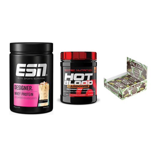 Home-Gym-Starter: ESN Designer + Scitec Hot + 5× INLEAD Wafer – alle enthaltenen Artikel