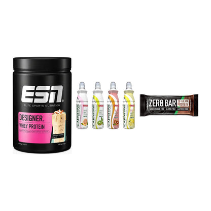 Home-Gym-Starter: ESN Designer + Nutrend Activit + 5× BioTech Zero – alle enthaltenen Artikel