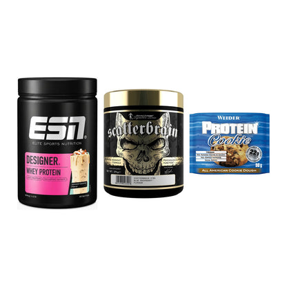 Home-Gym-Starter: ESN Designer + Kevin Levrone + 5× Weider Protein – alle enthaltenen Artikel