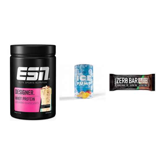 Home-Gym-Starter: ESN Designer + FA Nutrition + 5× BioTech Zero – alle enthaltenen Artikel
