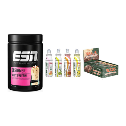 Home-Gym-Starter: ESN Designer + Nutrend Activit + 5× ProFuel Nexus – alle enthaltenen Artikel