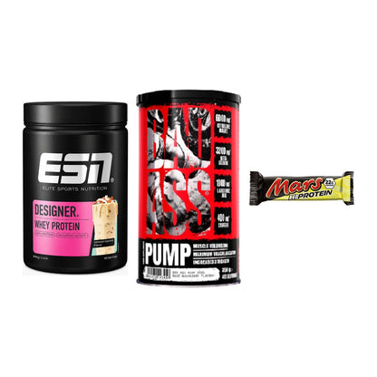 Home-Gym-Starter: ESN Designer + BAD ASS Pump + 5× Mars High – alle enthaltenen Artikel