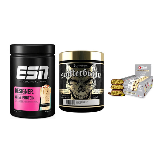 Home-Gym-Starter: ESN Designer + Kevin Levrone + 5× MaxiNutrition – alle enthaltenen Artikel