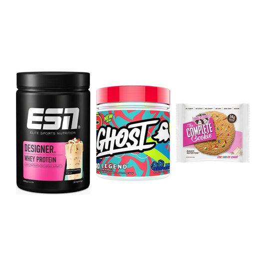 Home-Gym-Starter: ESN Designer + Ghost Legend V4 + 5× Lenny & Larry – alle enthaltenen Artikel